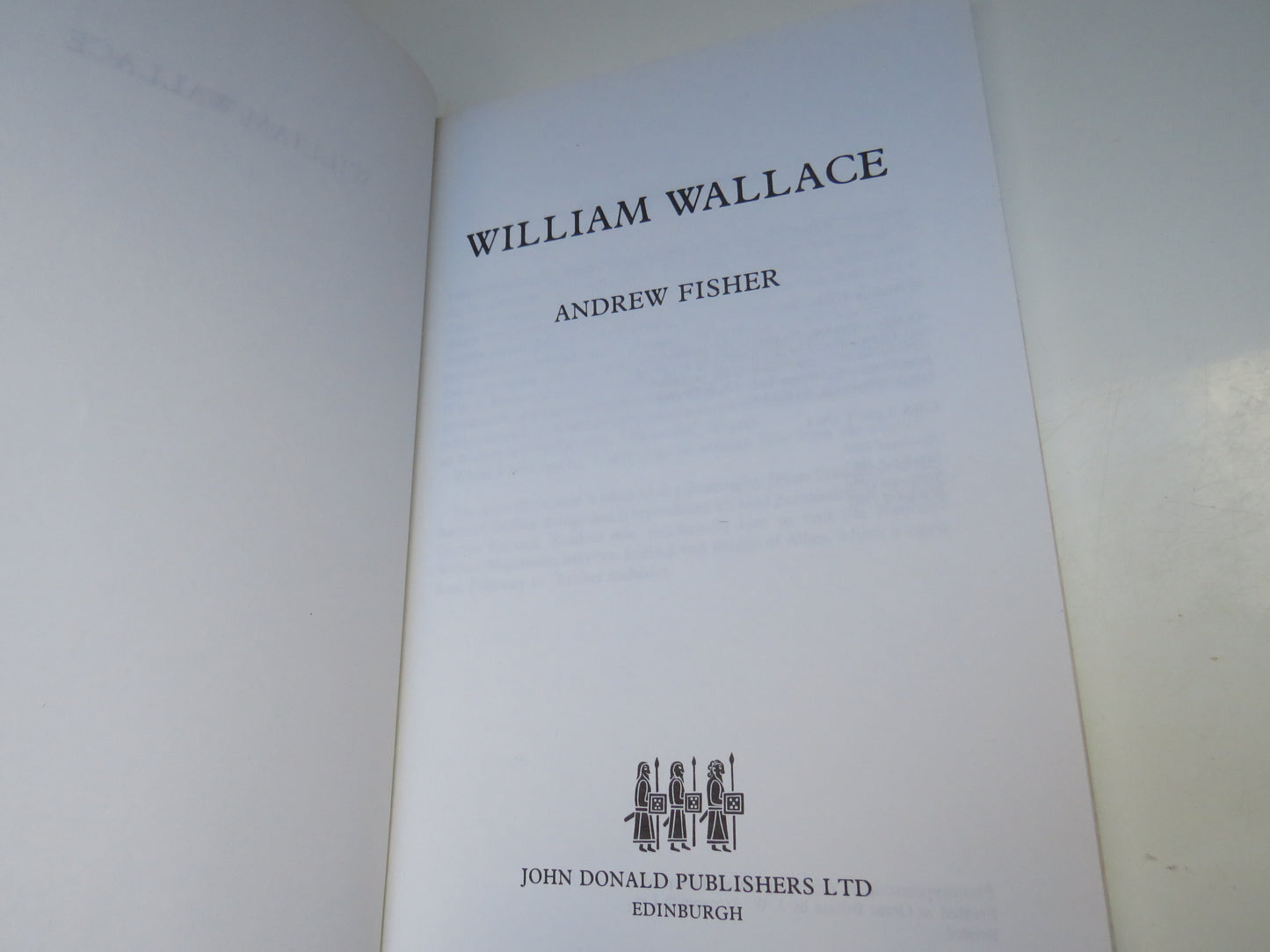 William Wallace By Andrew Fisher 1986