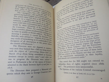 The Bank of Scotland 1695-1945 By Charles A. Malcolm