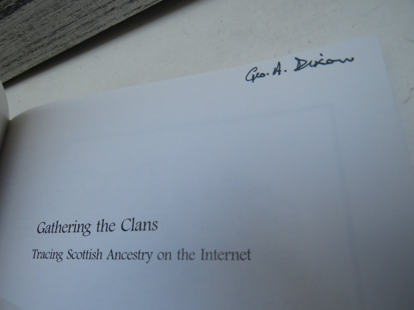 Tracing Scottish Ancestry On The Internet By Alan Stewart 2004