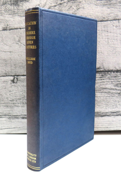 Education In Ayrshire Through Seven Centuries By William Boyd 1961 book front cover