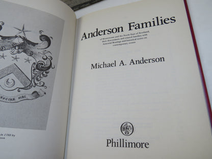 Anderson Families of Westertown and the North East of Scotland Their Descendants and Related Familie book image 4