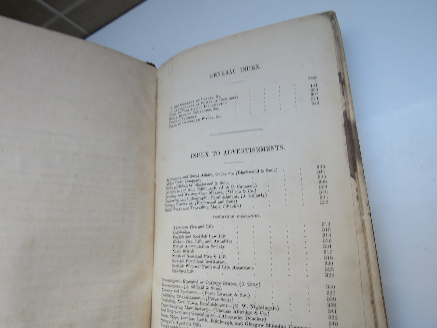 Directory To Gentlemen's Seats, Villages & In Scotland Collected and Arranged By James Findlay