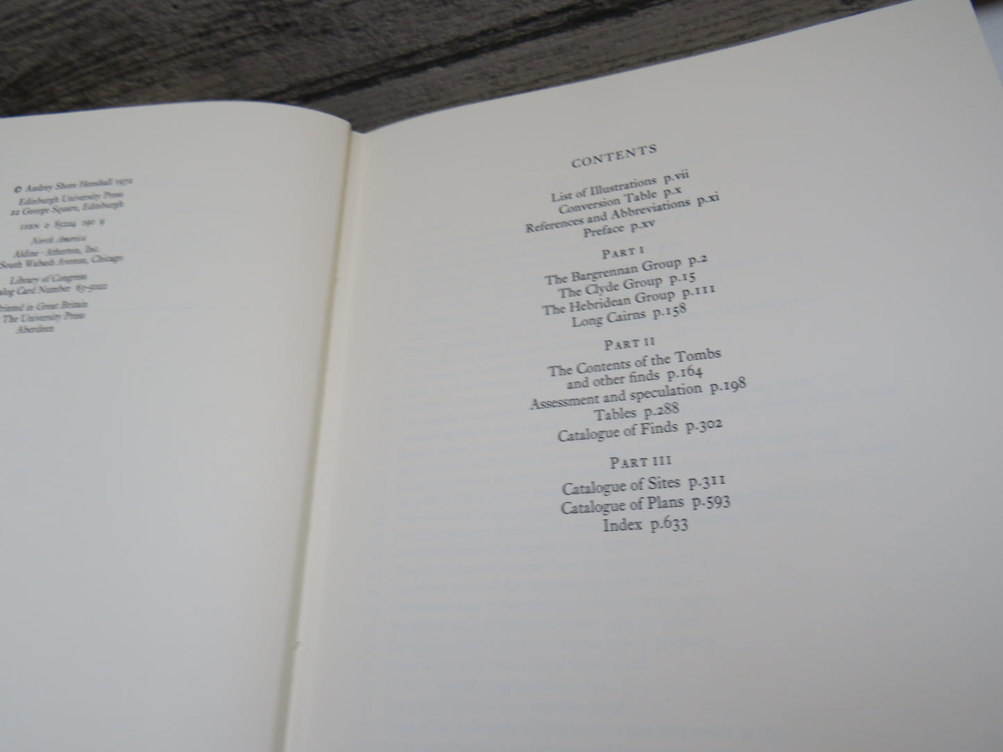 The Chambered Tombs of Scotland By Audrey Shore Henshall Volume Two 1972