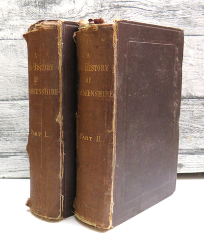 A New History of Aberdeenshire Edited By Alexander Smith 1875 In 2 Parts book front cover