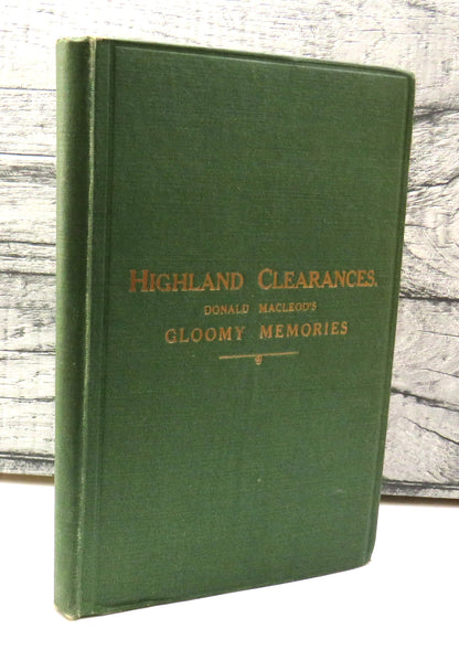 Donald Macleod's Gloomy Memories In The Highlands of Scotland Versus Mrs Harriet Beecher Stowe's Sun book front cover