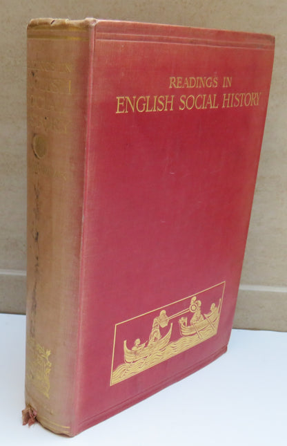 Readings In English Social History From Pre-Roman Days To A.D. 1837 Edited By R.D Morgan 1923 book image 2