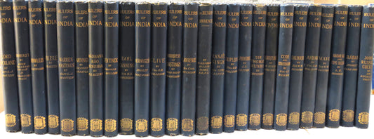 Rulers of India , Multiple Authors, 26 Volume Set, 1890 - 1899, Rare Antique Book Set