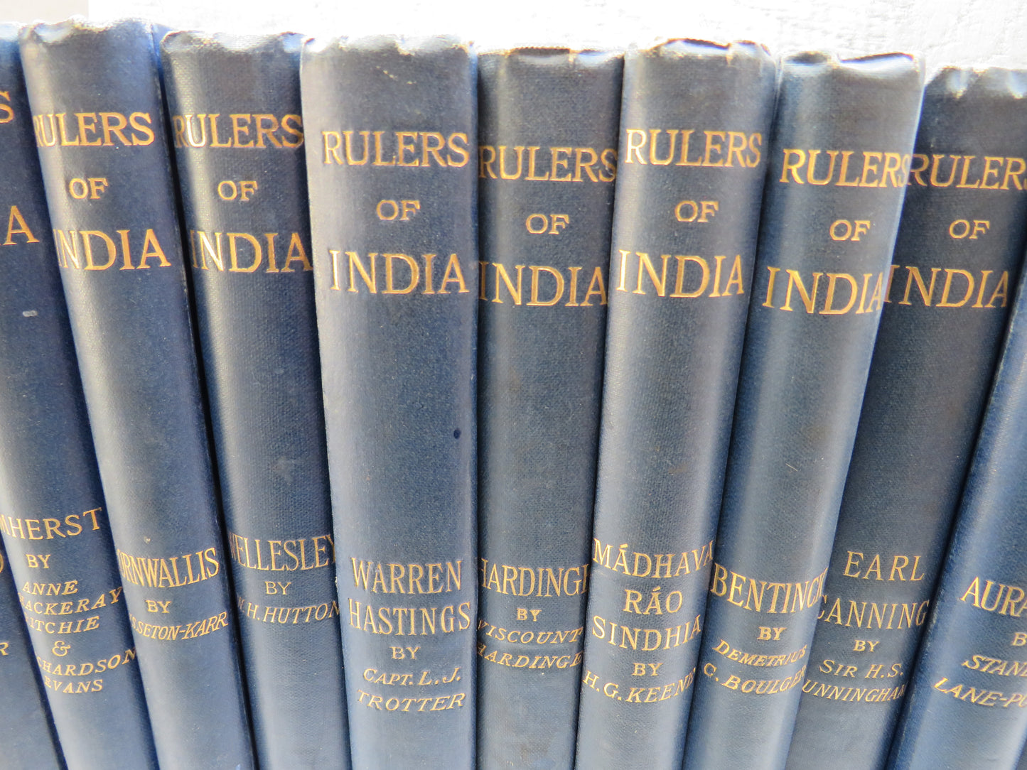 Rulers of India , Multiple Authors, 26 Volume Set, 1890 - 1899, Rare Antique Book Set