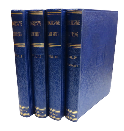 Progressive Catering Volumes I, II, III, and IV by J. J. Morel book front cover