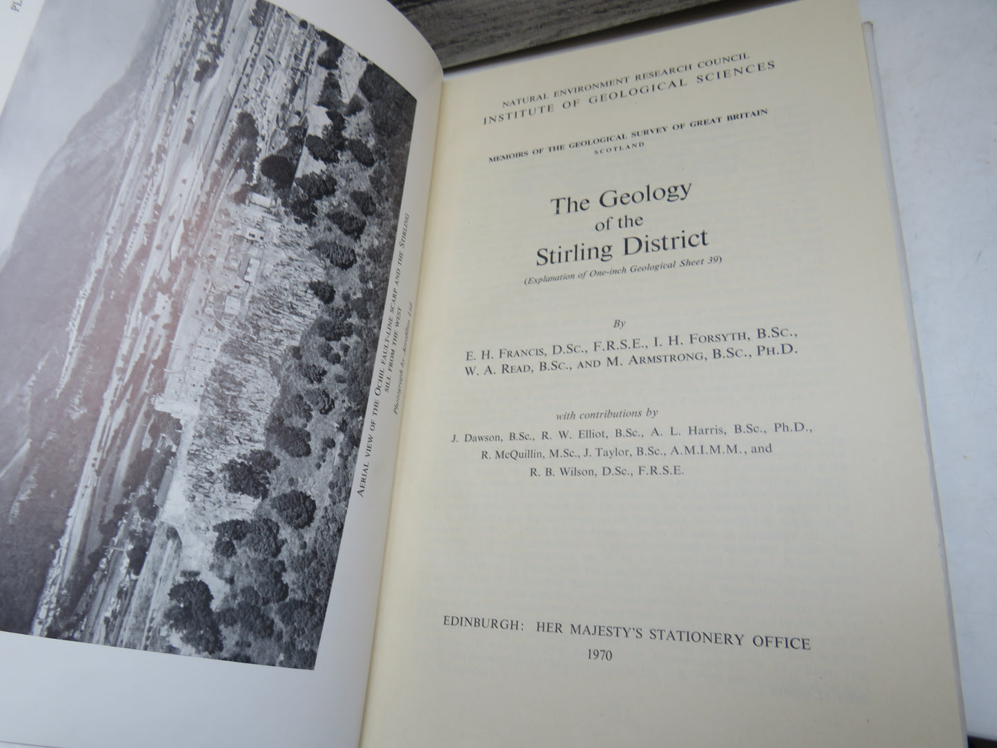The Geology of the Stirling District By E. H. Francis 1970