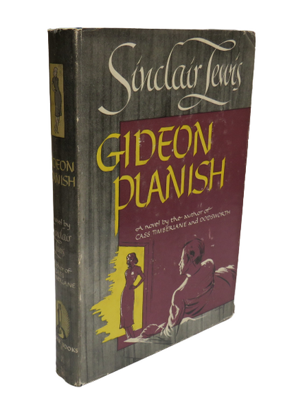 Gideon Planish by Sinclair Lewis, 1946 book front cover