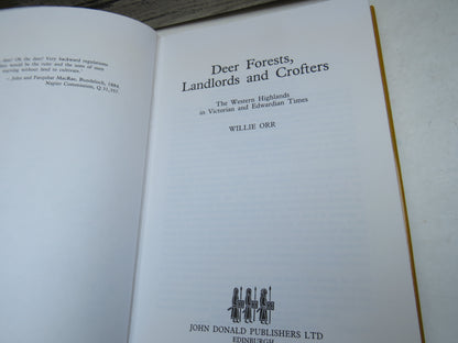 Deer Forests, Landlords and Crofters The Western Highlands In Victorian and Edwardian Times By Willi book image 4