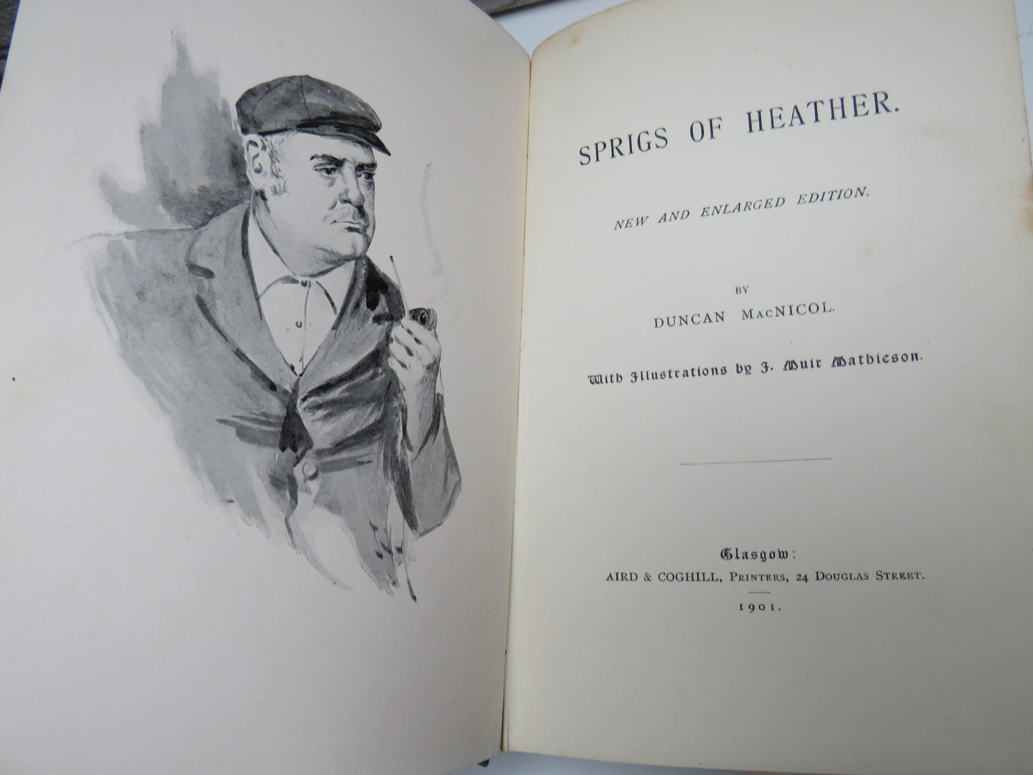 Sprigs of Heather New and Enlarged Edition By Duncan MacNicol 1901