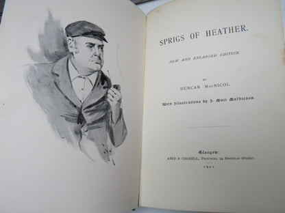 Sprigs of Heather New and Enlarged Edition By Duncan MacNicol 1901