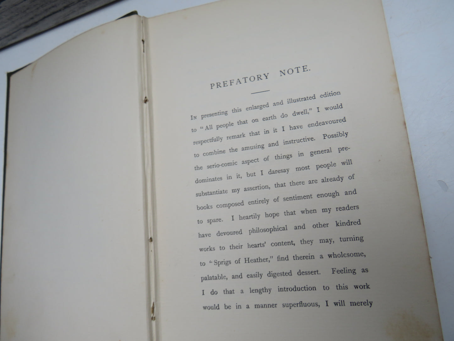 Sprigs of Heather New and Enlarged Edition By Duncan MacNicol 1901