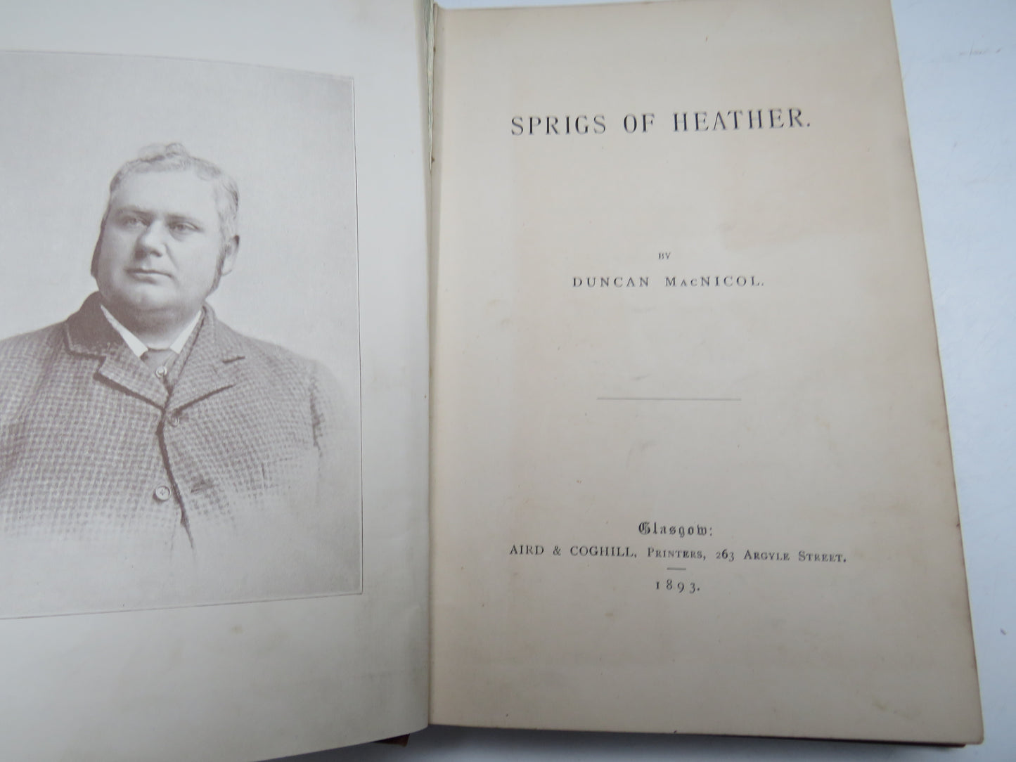 Sprigs of Heather By Duncan MacNicol 1893