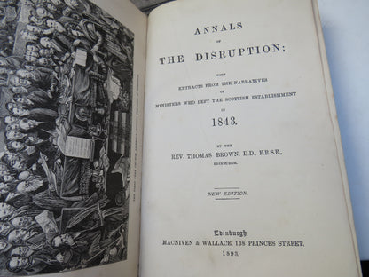 Annals of The Disruption with Extracts from the Narratives of Ministers who left the Scottish Establ book image 6