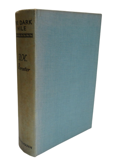 The Dark Mile, D. K. Broster, 1935 book front cover