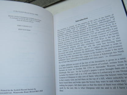 The Lochiel Inventory 1472-1744 Edited By Jean Munro 2000 book image 4