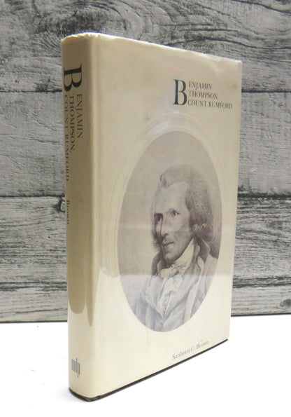 Benjamin Thompson Count Rumford By Sanborn C. Brown 1979 book front cover