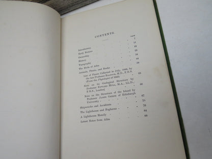 Ailsa Craig: Its History and Natural History By the Rev. R. Lawson 1895