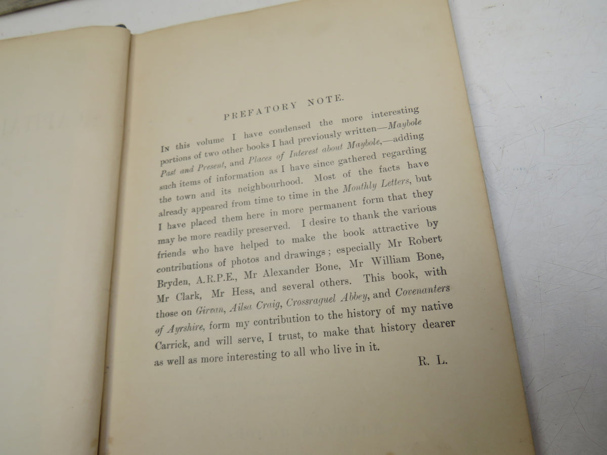The Capital of Carrick And The District About It By The Rev. R. Lawson 1897