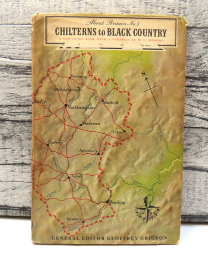 Chilterns to Black Country with  a Portrait by W. G. Hoskins, About Britain No. 5, Vintage Travel Bo book front cover