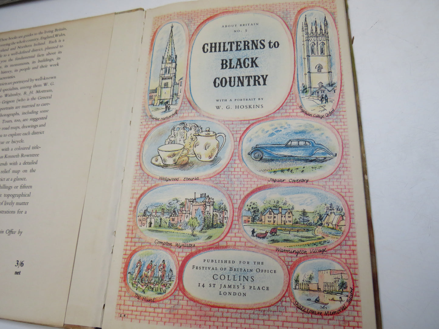 Chilterns to Black Country with  a Portrait by W. G. Hoskins, About Britain No. 5, Vintage Travel Book