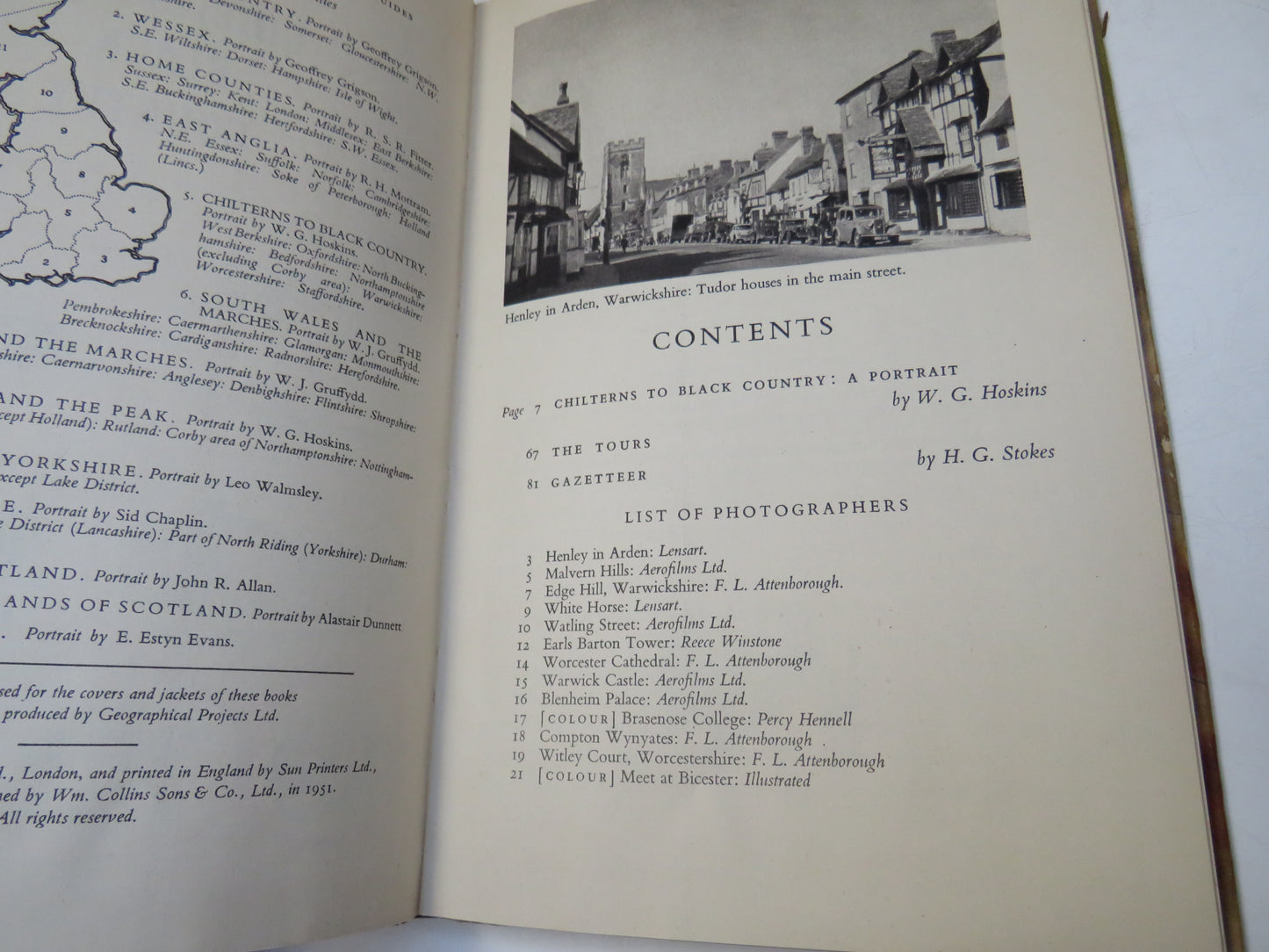 Chilterns to Black Country with  a Portrait by W. G. Hoskins, About Britain No. 5, Vintage Travel Book