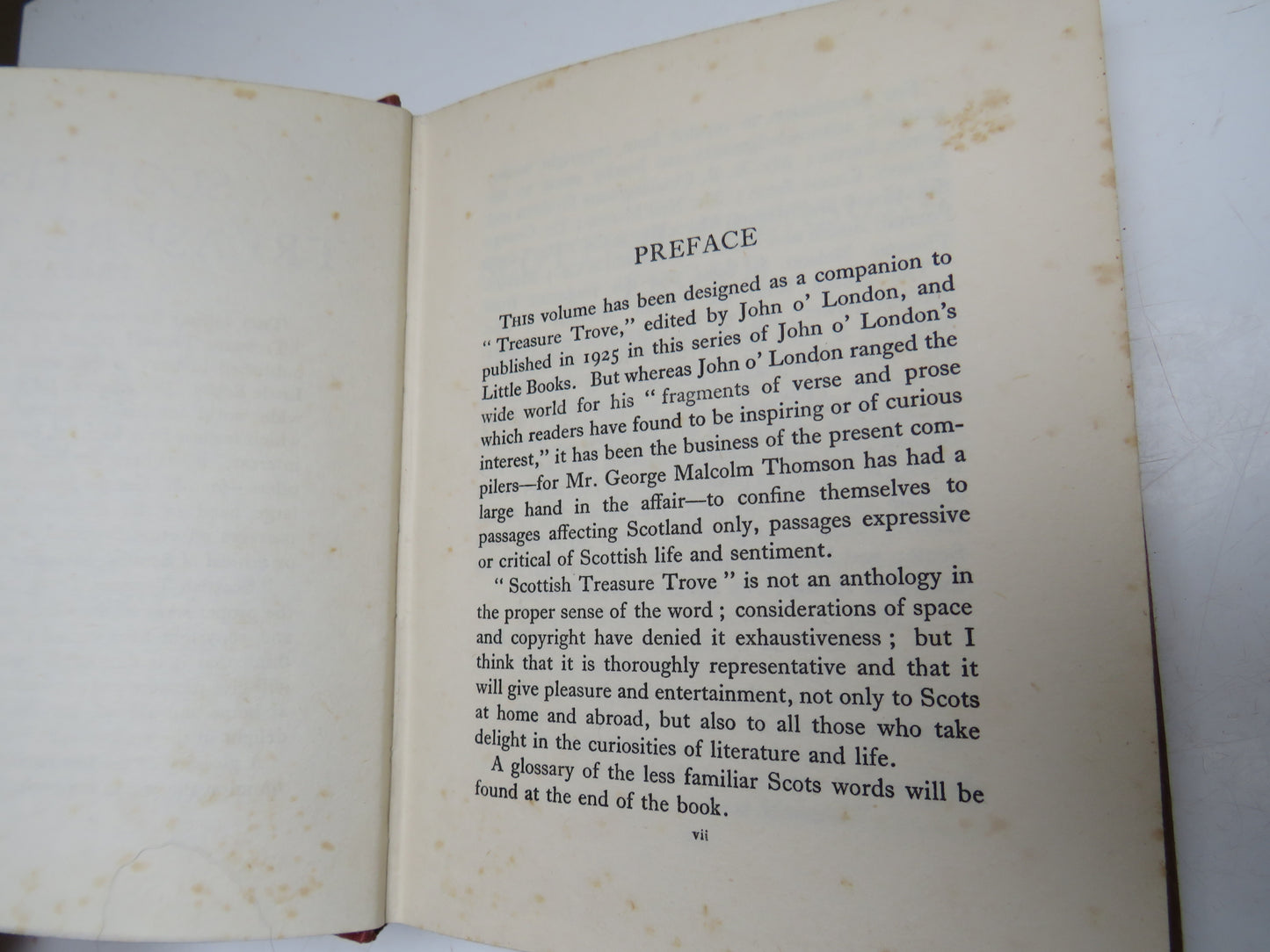 Scottish Treasure Trove Edited By George Blake 1925