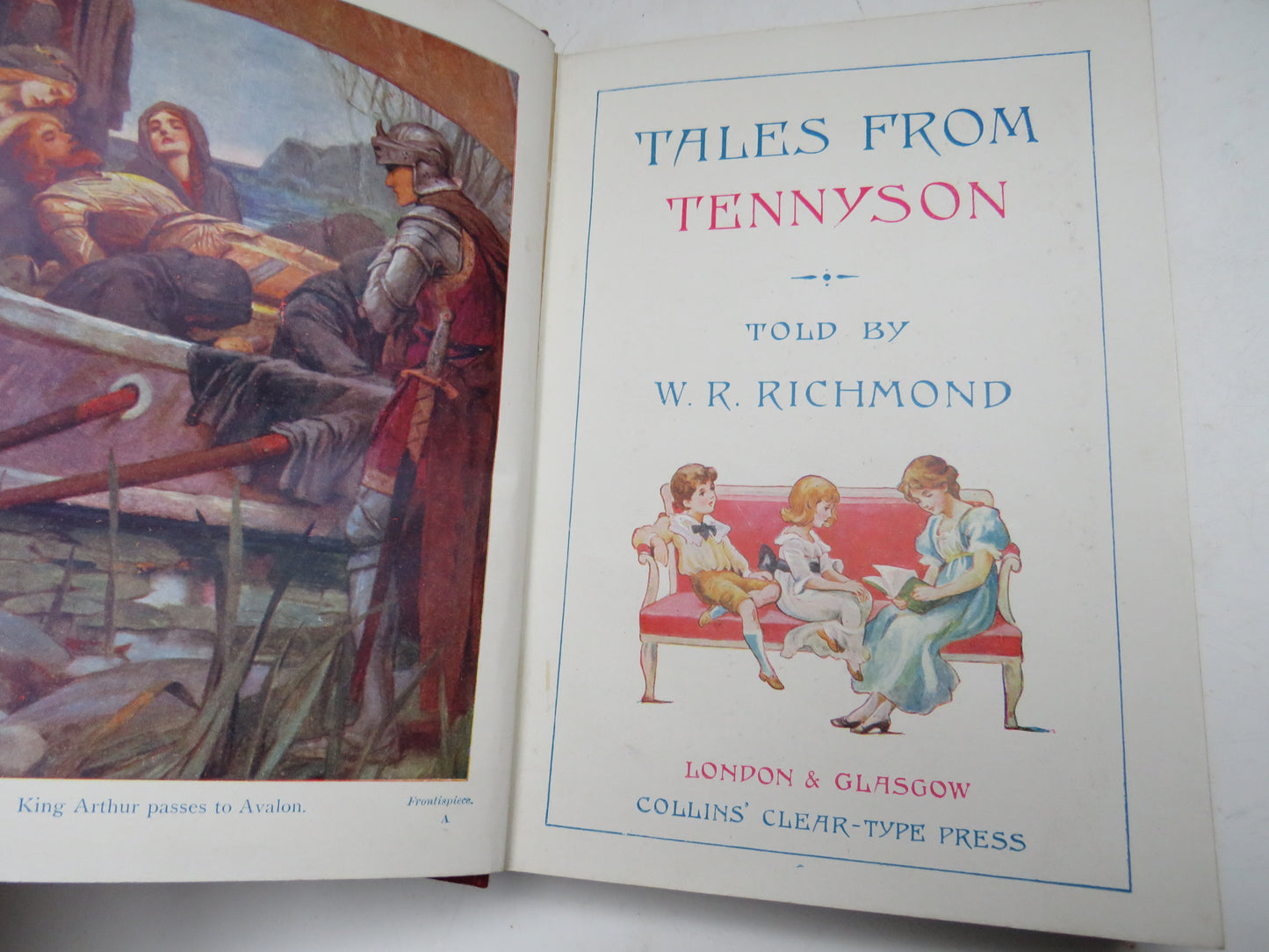 Tales From Tennyson Told By W.R. Richmond Vintage Children's Book