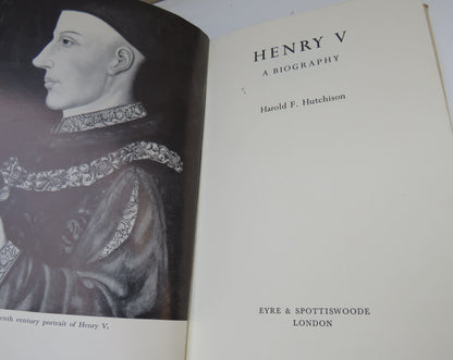 Henry V A Biography By Harold F. Hutchison 1967 book image 4