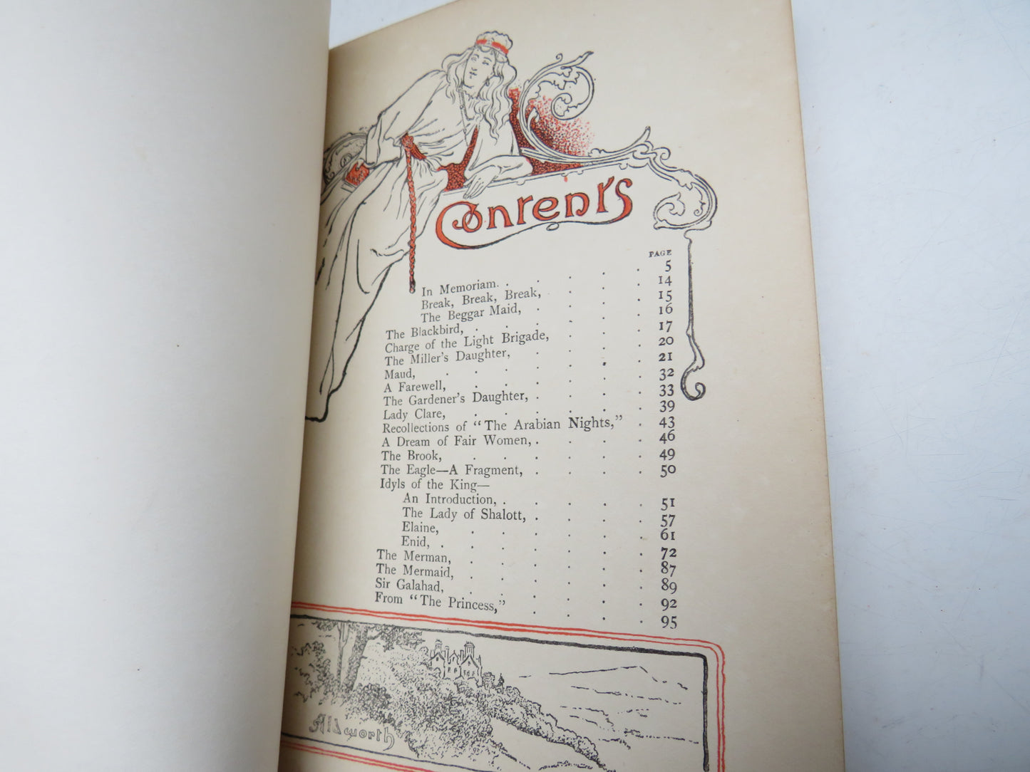 Tales From Tennyson Told By W.R. Richmond Vintage Children's Book