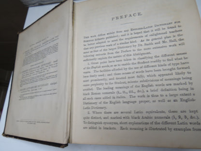 A Smaller English-Latin Dictionary By John Robson 1881 book image 4