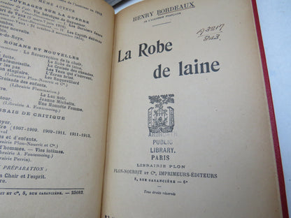 La Robe De Laine By Henry Bordeaux 1910 book image 5