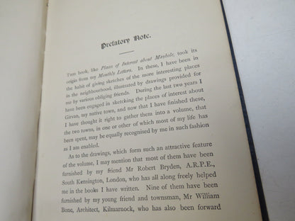 Places of Interest About Girvan With Some Glimpses of Carrick History By Rev R. Lawson 1892