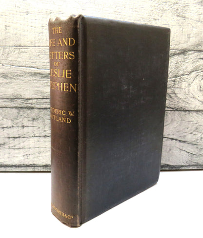 The Life and Letters of Leslie Stephen by Frederic William Maitland, 1906 book front cover