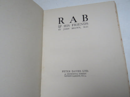 Rab & His Friends By John Brown 1929 2nd Impression