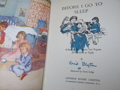 Before I Go to Sleep by Enid Blyton (Vintage Bedtime Storybook, 1953) book image 4