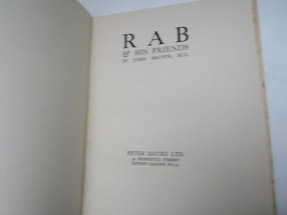 Rab & His Friends By John Brown 1929 2nd Impression