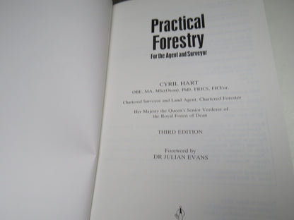 Practical Forestry For The Agent and Surveyor By Cyril Hart 1994 book image 3