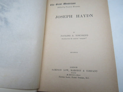 Joseph Hayden By Pauline D. Townsend - The Great Musicians