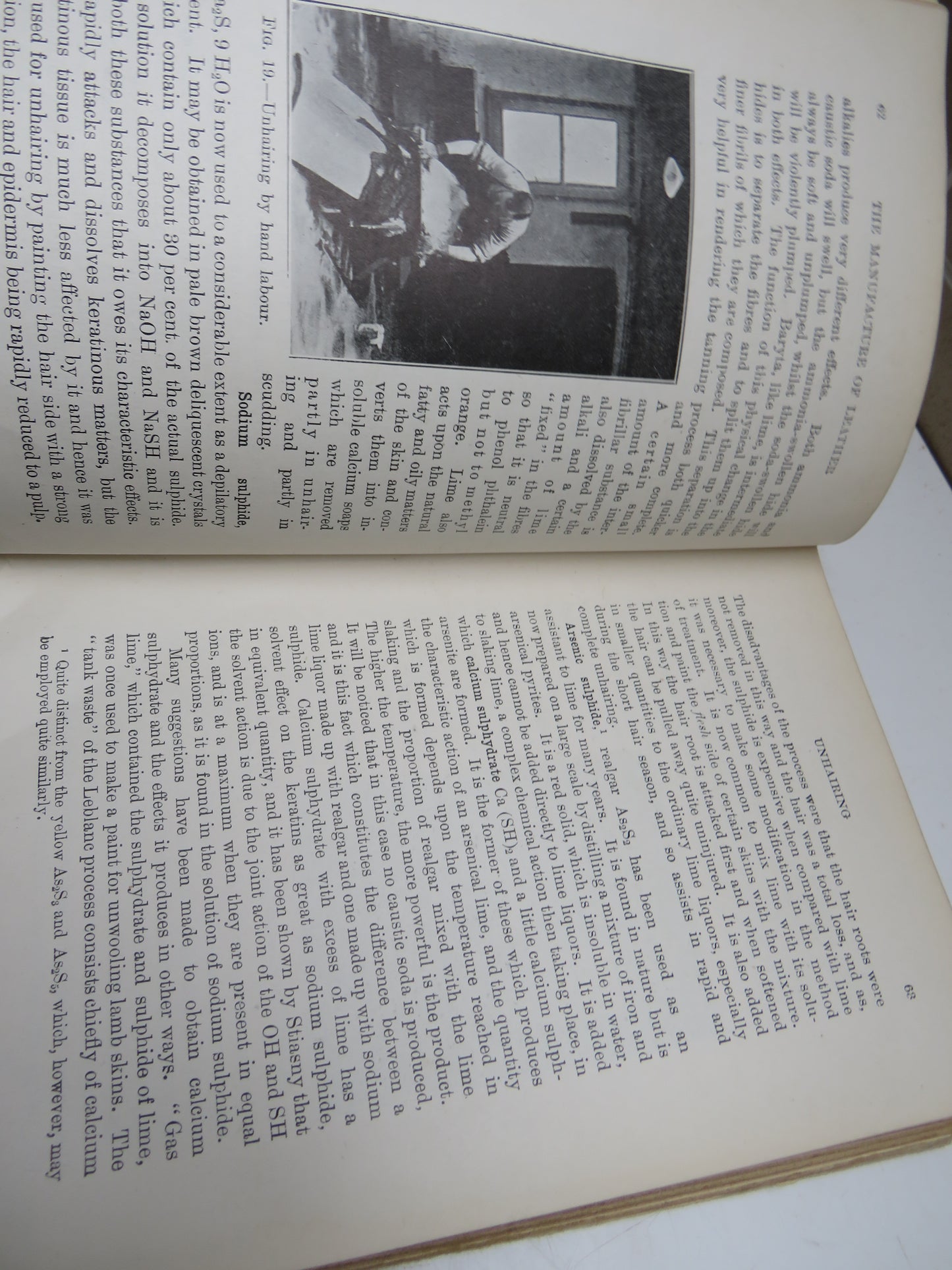 The Manufacture of Leather By Hugh Garner Bennett 1919 Antique Book