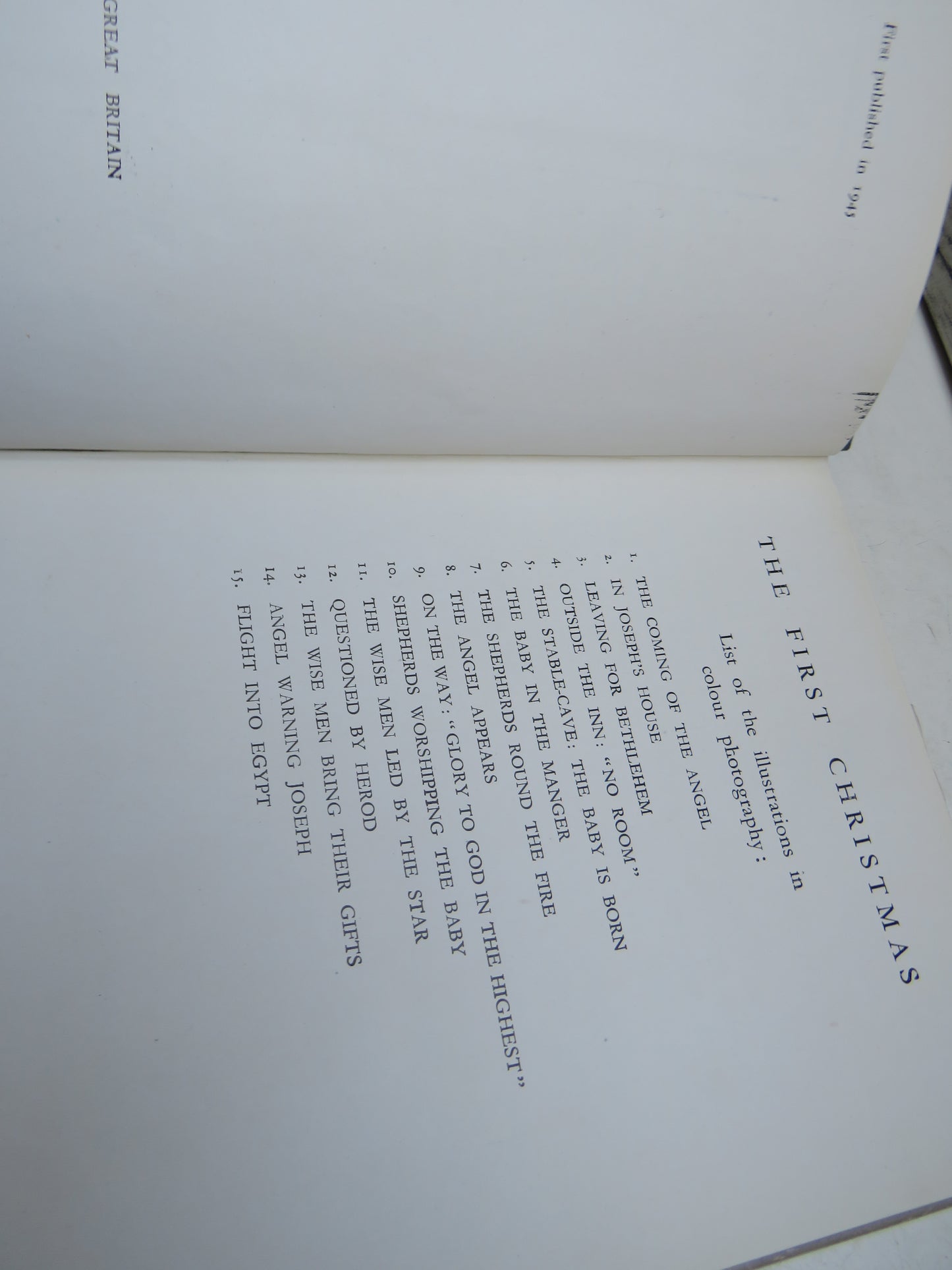 The First Christmas Story by Enid Blyton (First Edition, Classic Christmas Tale, 1945)