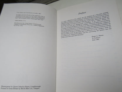 Scotland and England 1286-1815 Edited By Roger A. Mason 1987 book image 4