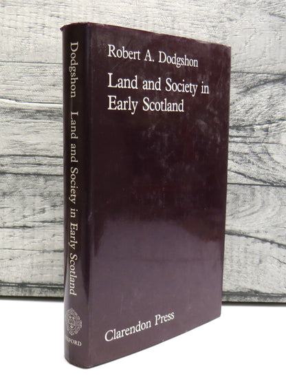 Land and Society In Early Scotland By Robert A. Dodgshon 1981 book front cover