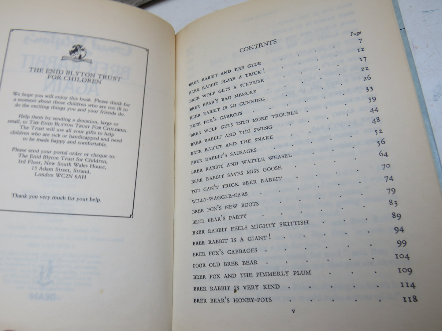 Enid Blyton’s Brer Rabbit Again (Classic Illustrated Storybook, 1993)