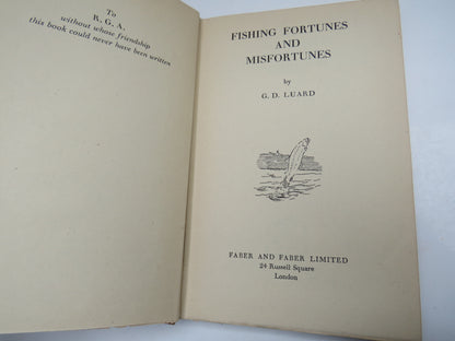 Fishing Fortunes and Misfortunes By G. D. Luard 1943 Vintage Book book image 4