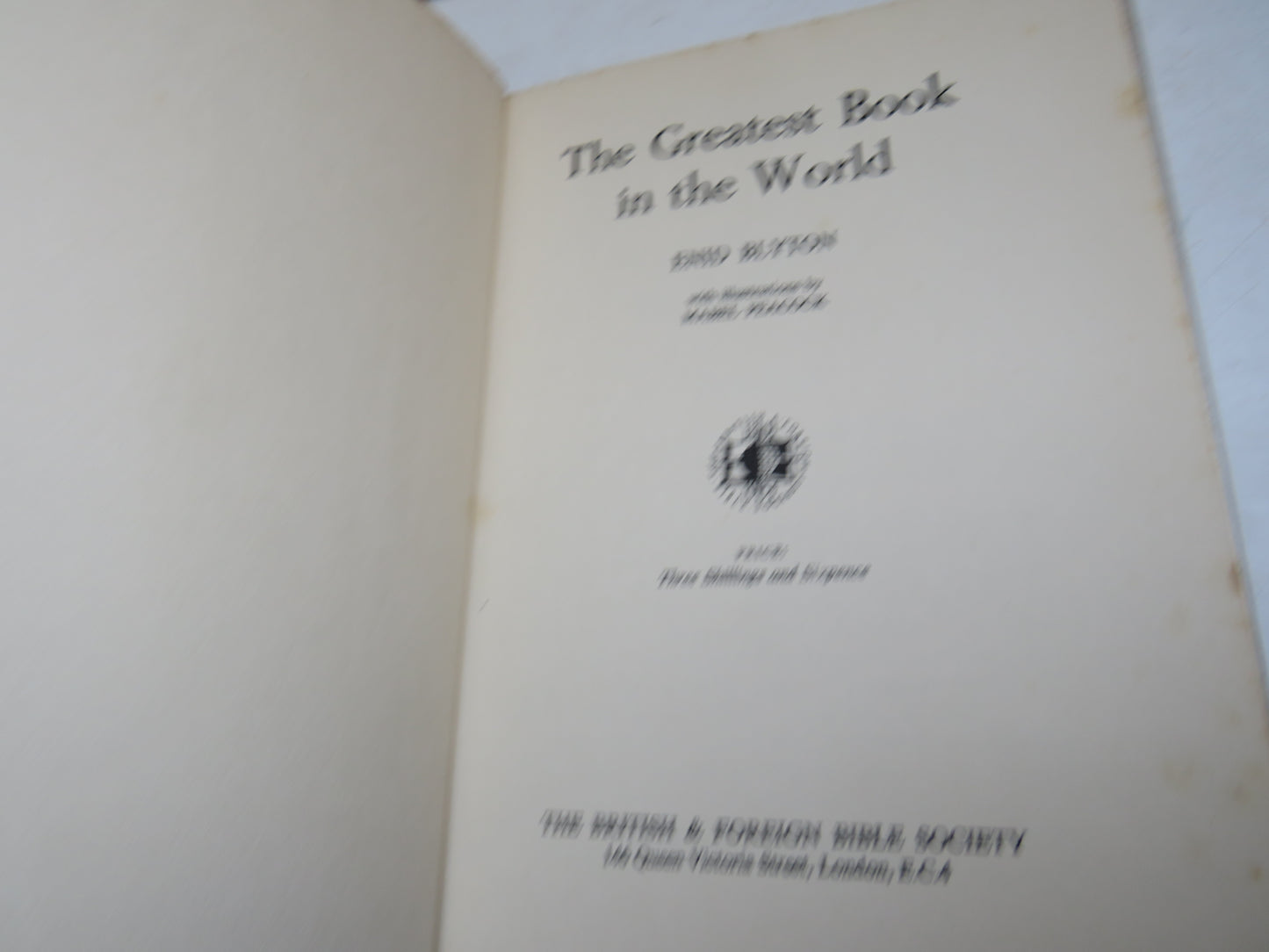 The Greatest Book in the World by Enid Blyton (Classic Children’s Storybook, 1954)