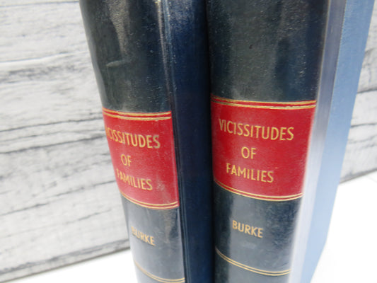 Vicissitudes of Families and Other Essays By Sir Bernard Burke 1859 & 1861